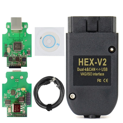 Vag Com Hex V2 24.5 Vagcom Interface Cable with software